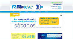 Desktop Screenshot of bioteste.com.br